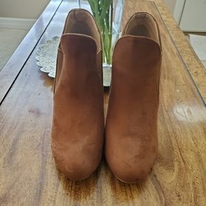 Suede Brown Booties